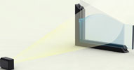 A special UV lamp ‘illuminates’ a window